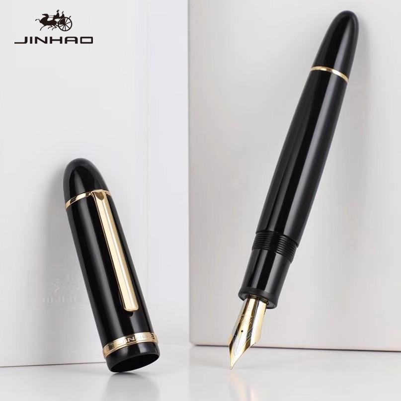 Office Stationery Supply Business - JINHAO 만년필 금속 골드 클립, EF