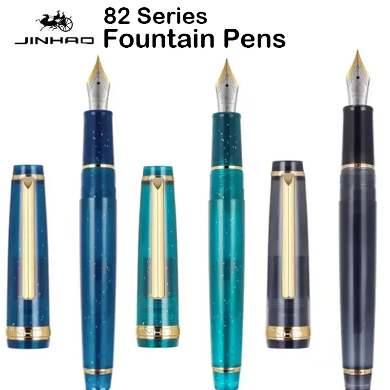 Office Stationery Supply Business - Jinhao 82 만년필 럭셔리 투명 펜