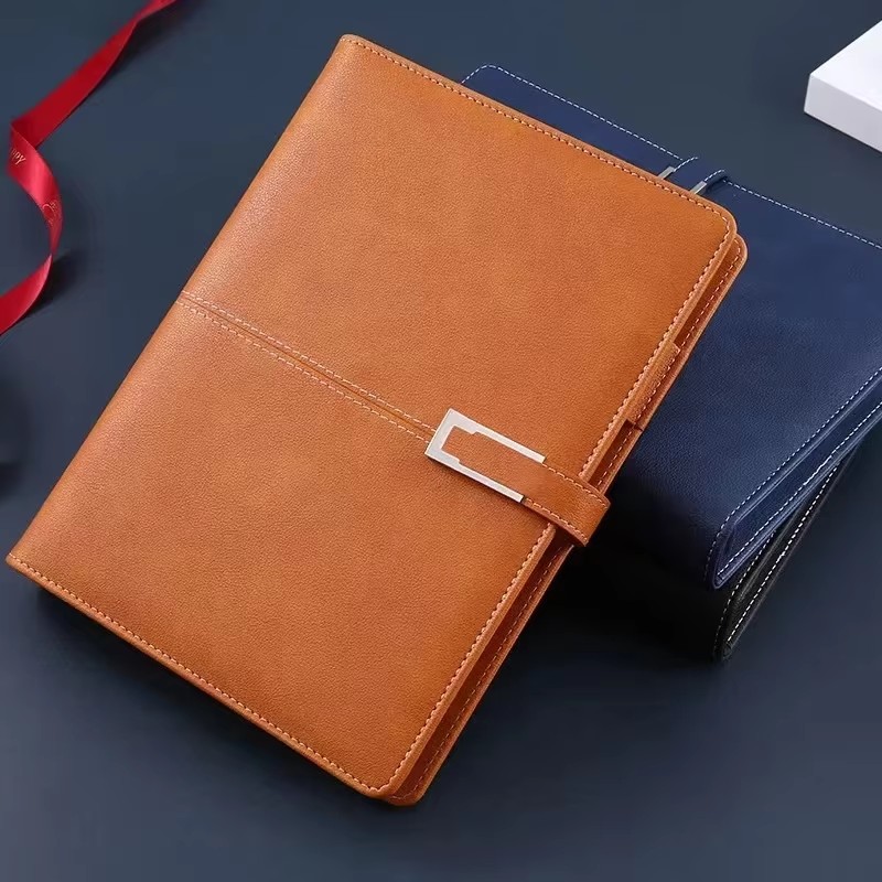 Journal Leather Hardcover - 가죽 저널 A5 하드커버 노트북 펜