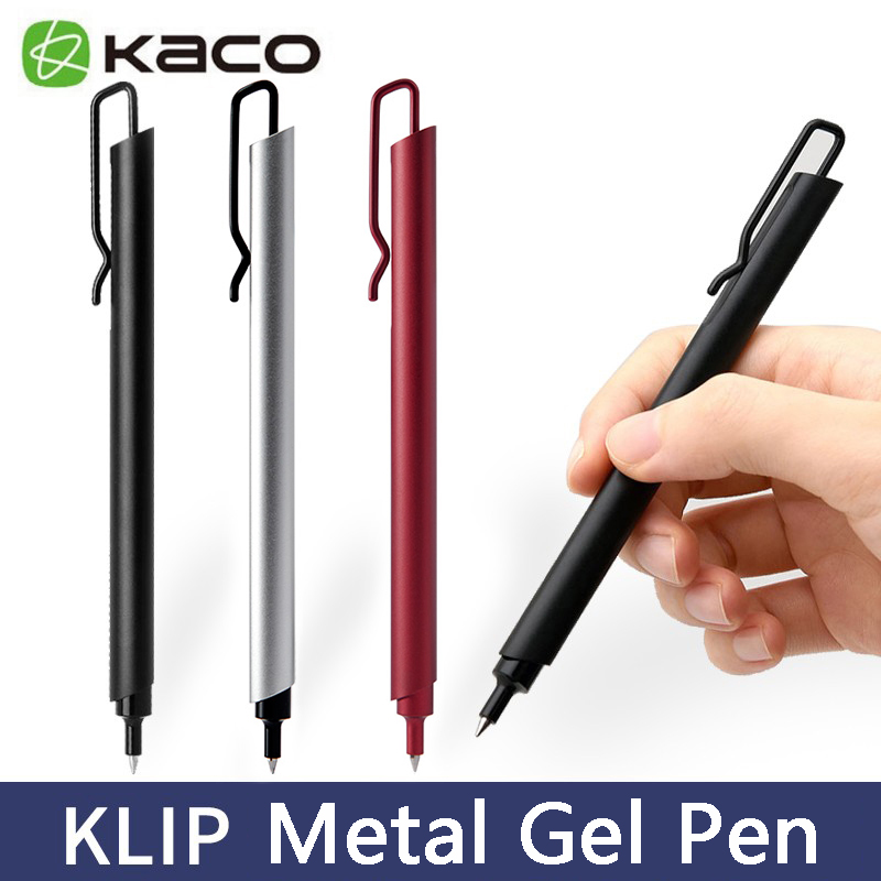 Office Stationery Supply Business - 카코 메탈 젤 펜, 블랙 잉크