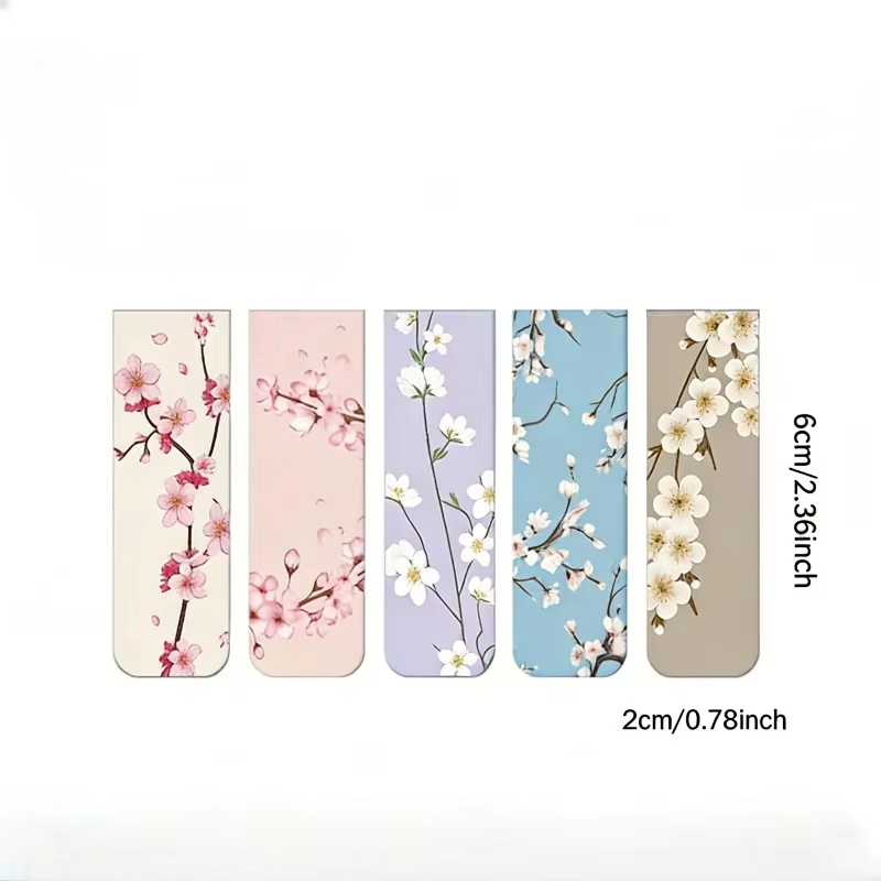 여성을위한 5PCS 자기 북마크 꽃 플래너 자기 북마크 - Bookmark Magnetic Clip 리뷰 및 가격