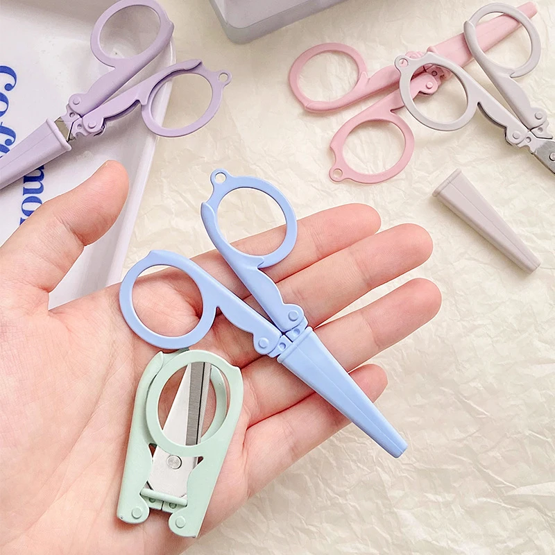 카와이 모란디 컬러 접이식 가위 휴대용 열쇠고리 미니  - Stationery And Office Supply Chain 리뷰 및 가격