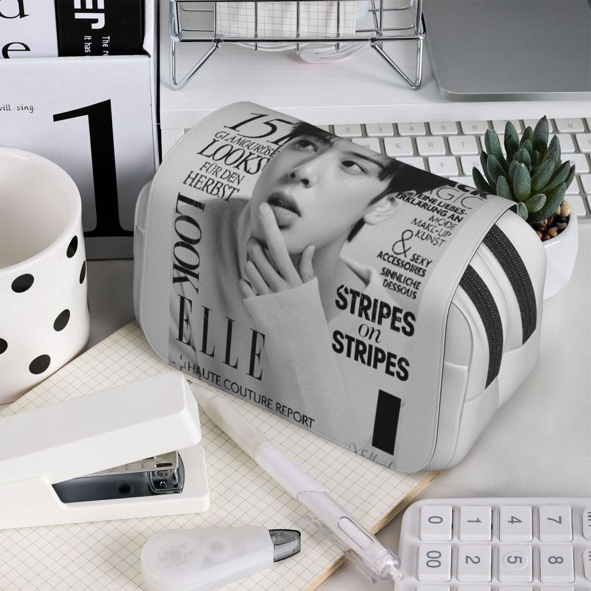 차은우 Kpop Astro 연필 케이스 어린이용 선물  - Stationery And Office Supply Chain 리뷰 및 가격