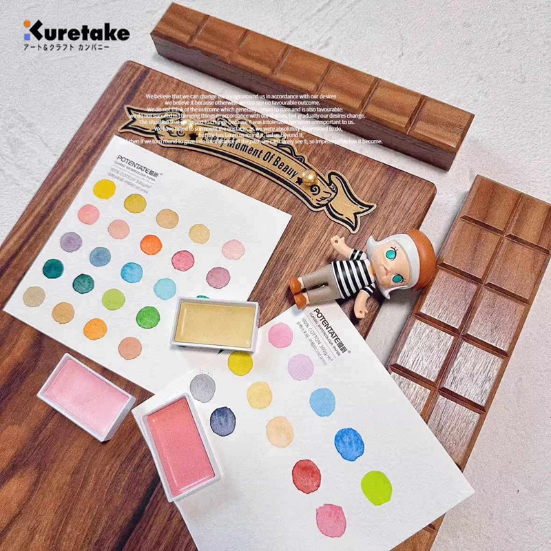 새로운 Kuretake 전문 단색 수채화 물감 세트 1 - Calligraphy Ink Bottle 리뷰 및 가격