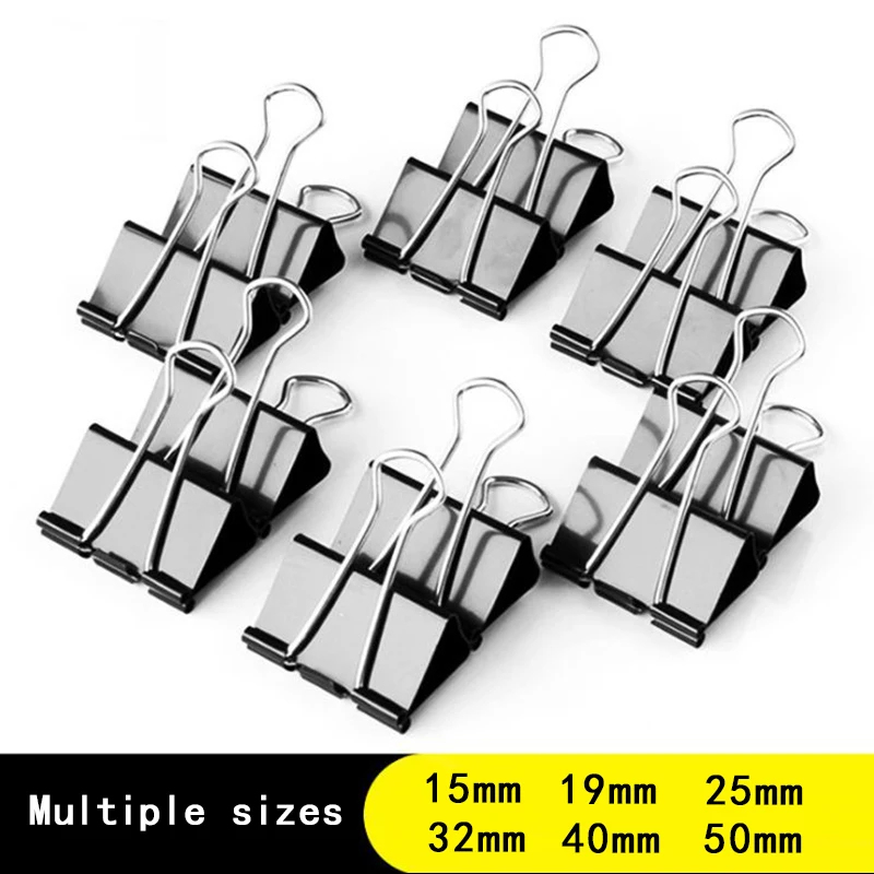 10/20PCS 금속 종이 클립 19 25 32 41  - Binder Clip Assorted 리뷰 및 가격