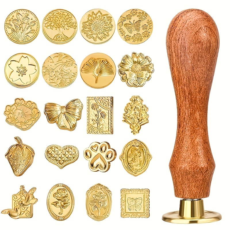 21개의 다양한 스타일의 왁스 스탬프 세트, 레트로 클 - Wax Seal Stamp Kit 리뷰 및 가격