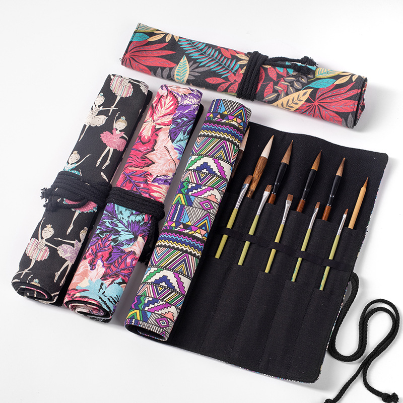 20 홀 롤 연필 케이스 학교 쓰기 브러시 연필 케이스 - Pen Pouch Roll 리뷰 및 가격