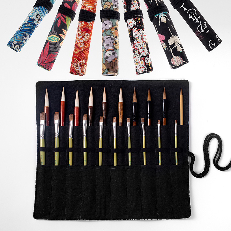 20 홀 롤 연필 케이스 학교 쓰기 브러시 연필 케이스 - Pen Pouch Roll 리뷰 및 가격