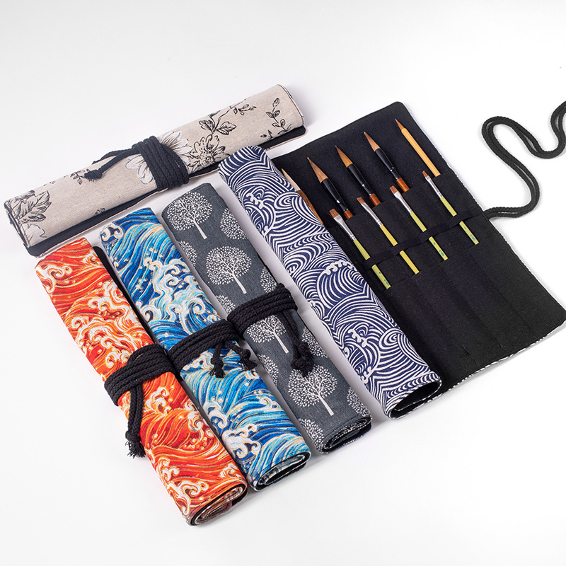 20 홀 롤 연필 케이스 학교 쓰기 브러시 연필 케이스 - Pen Pouch Roll 리뷰 및 가격