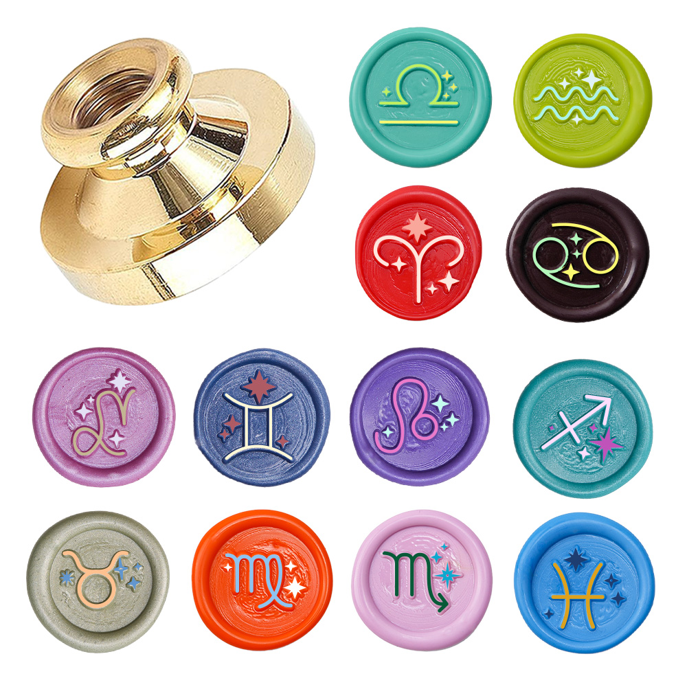 별자리 왁스 씰 스탬프, 선물 및 인사말 카드 장식용  - Wax Seal Stamp Kit 리뷰 및 가격