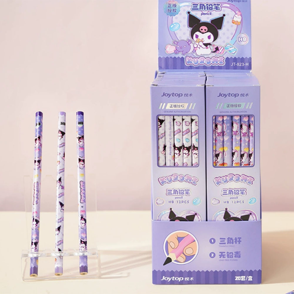 정품 산리오 쿠로미 헬로 키티 HB 나무 연필 12개/ - Office Supply Office Stationery Items 리뷰 및 가격